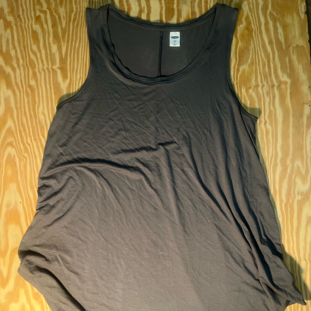 Old Navy Luxe Charcoal Tank Top